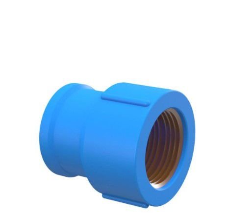 Luva Soldável Azul com Bucha de Latão 25mm x 3/4 - Tigre
