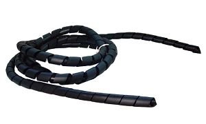 Organizador de Fios Preto 19mm x 1,5m Daneva