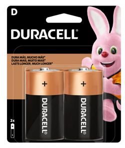Pilha Alcalina D Grande Duracell
