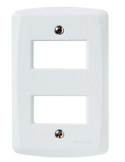 Placa 2 Postos Afastado Lux² 4x2 Tramontina