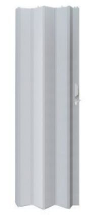 Porta Sanfonada 80x210cm Cinza Fortlev