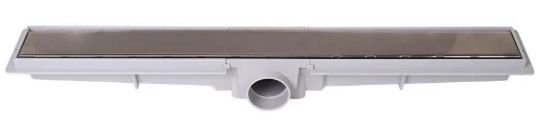 Ralo Linear Com Grelha Inox Luxo 5x70 Estrela