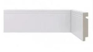Rodapé Poliestileno 459 Branco 70x16x240cm Santa Luzi
