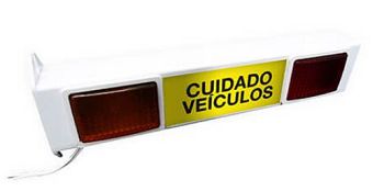 Sinalizador Veicular Bivolt Led Pvc Alarme Br Prime