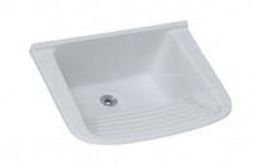 Tanque de Mármore Sintético Para Coluna Cinza Claro 55x41 Aj Rorato