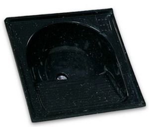 Tanque Granito Sintético Preto 60x60 Aj Rorato