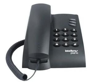 Telefone com Fio Pt Pleno sem Chave Intelbras