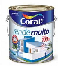 Tinta Acrílica Standard Fosco Branco Rende Muito 3,6L Coral