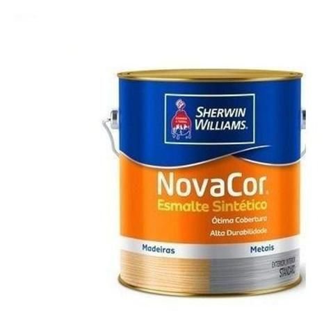 Tinta Esmalte Novacor Alto Brilho Azul Del Rey 3,6L - Sherwin Williams