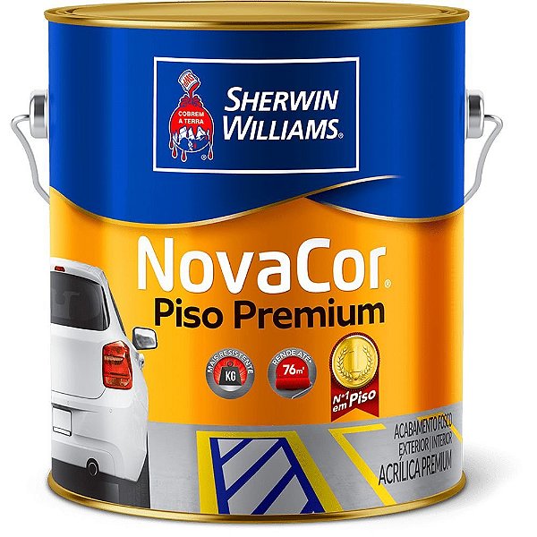 Tinta Novacor Piso Preto 0,900L - Sherwin Williams