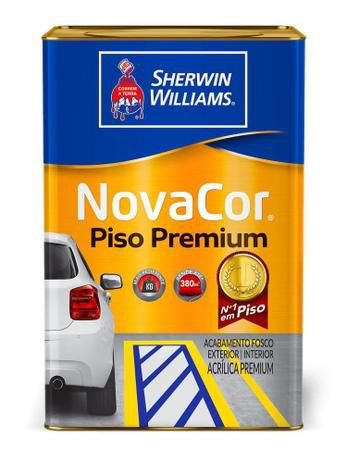 Tinta Novacor Piso Vermelho Segurança 18L - Sherwin Williams
