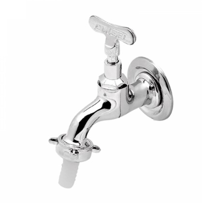 Torneira Jardim 1128 Cromada 3/4 3/4 Pp Slim Dn10 Oneel