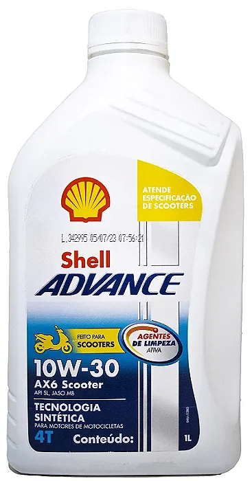 Shell ADVANCE 10W30 AX6