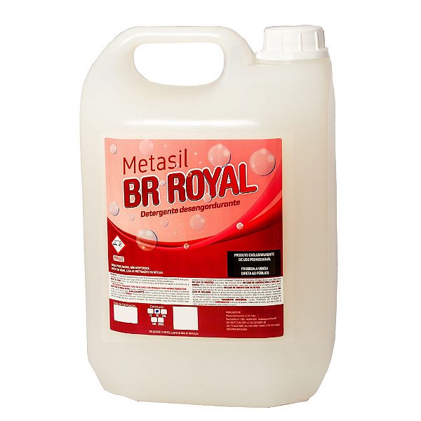 Detergente Alcalino Concentrado BR Royal - 5 Litros