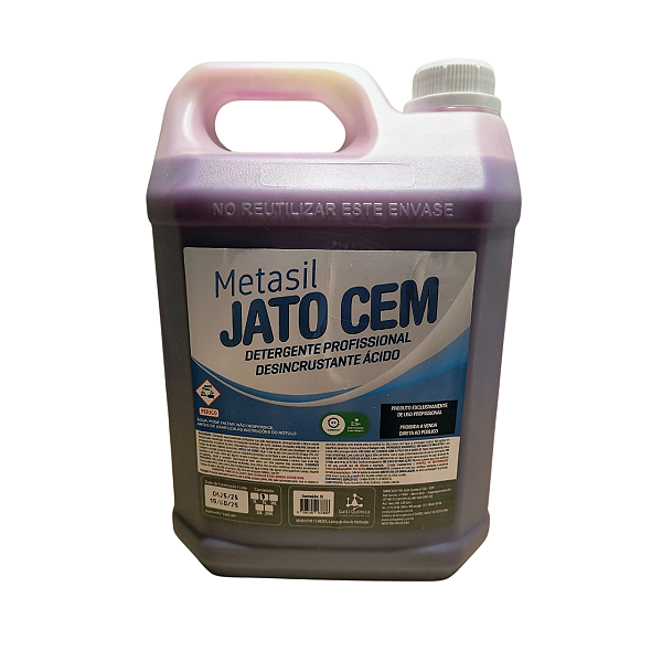 Detergente Desincrustante Ácido Concentrado Jato Cem - 5 Litros