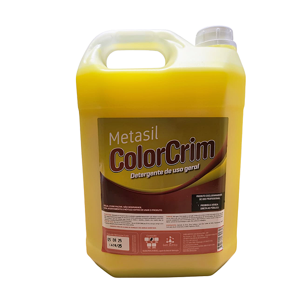 Detergente Neutro Concentrado Color Crim - 5 Litros