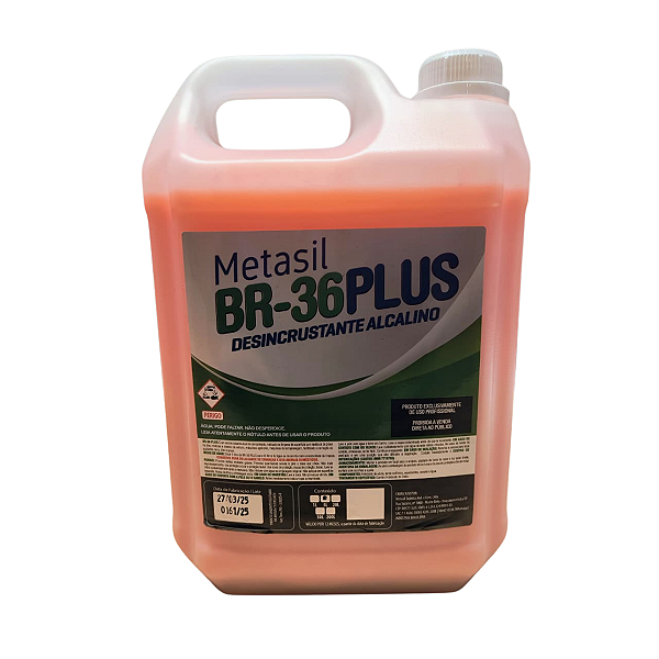 Detergente Desincrustante Alcalino BR 36 Plus - 5 Litros