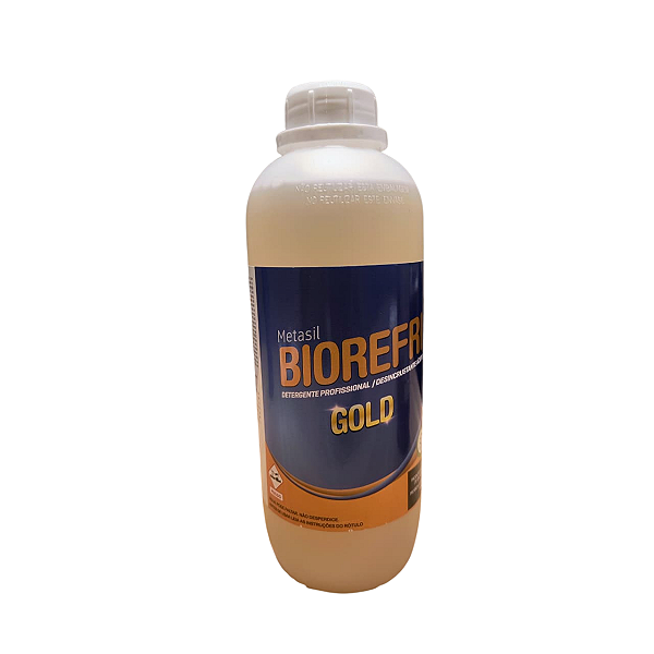 Detergente Desincrustante Ácido Biorefri Gold - 1 Litro