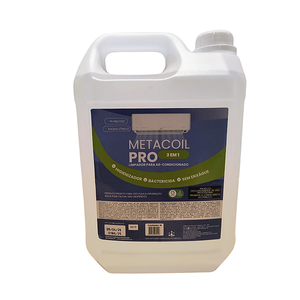 Metacoil PRO 3 em 1 - Desincrustante Ph Neutro