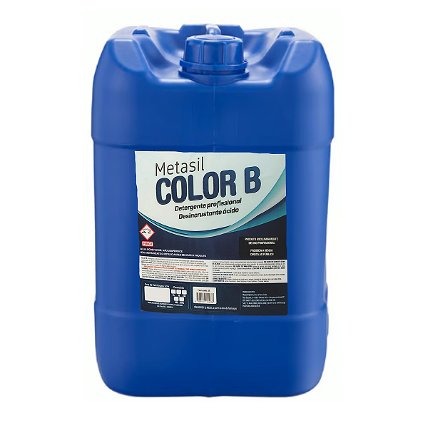 Detergente Desincrustante Ácido Concentrado Color B - 20 Litros
