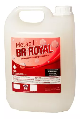 Detergente Alcalino Concentrado BR Royal - 5 Litros