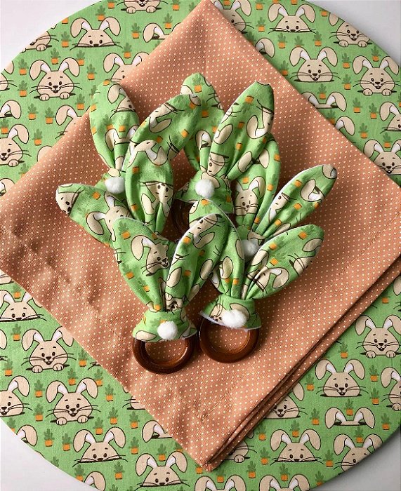 Jogo de mesa - Páscoa Verde