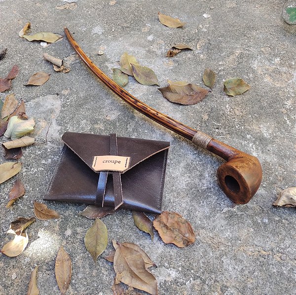 Kit Hobbit (cachimbo+bolsinha de tabaco)