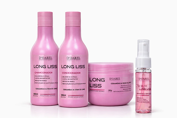 KIT LONG LISS - SHAMPOO/CONDICIONADOR/MÁSCARA - ( 3 PRODUTOS )