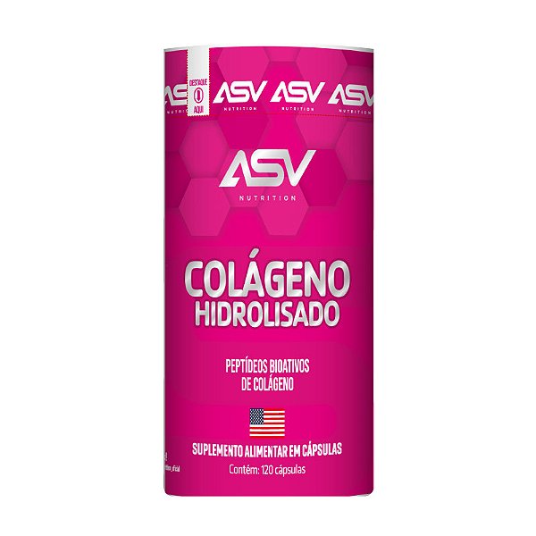 Colágeno Hidrolisado com Bioativos (120 caps) | ASV Nutrition