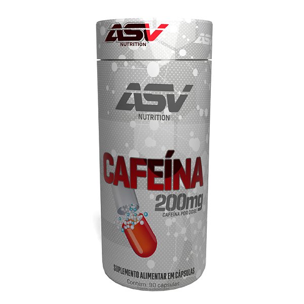 Cafeína Termogênico 200mg - 90 caps | ASV Nutrition
