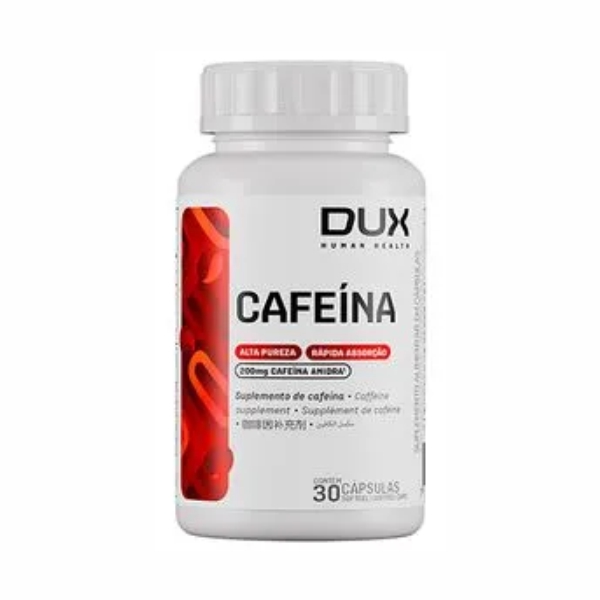 Cafeína anidra - 30 / 90 caps | DUX