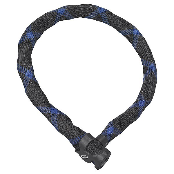 Cadeado Abus Ivera Chain 7210/85 com chave preto e azul