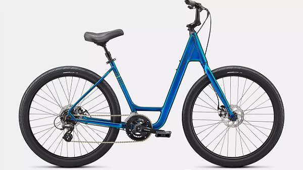 Bicicleta Specialized Roll Sport ST azul petróleo/amarelo neon