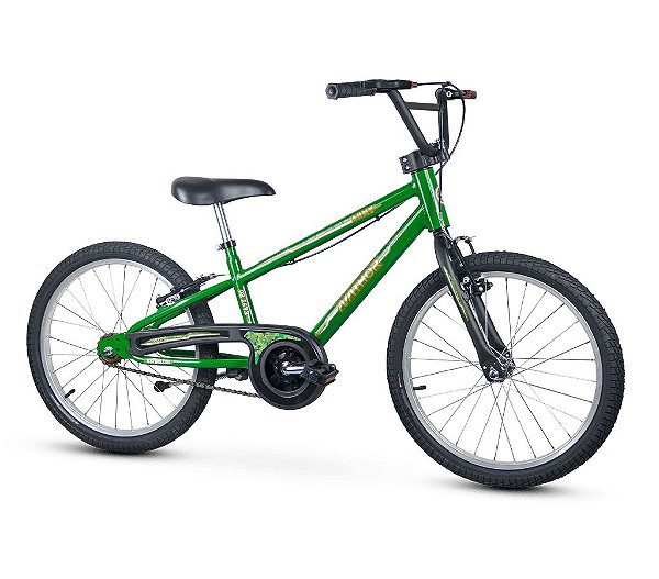 Bicicleta Nathor Army 20" verde e preto