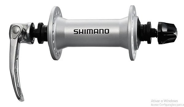 Cubo dianteiro Shimano Alivio HBM430 prata