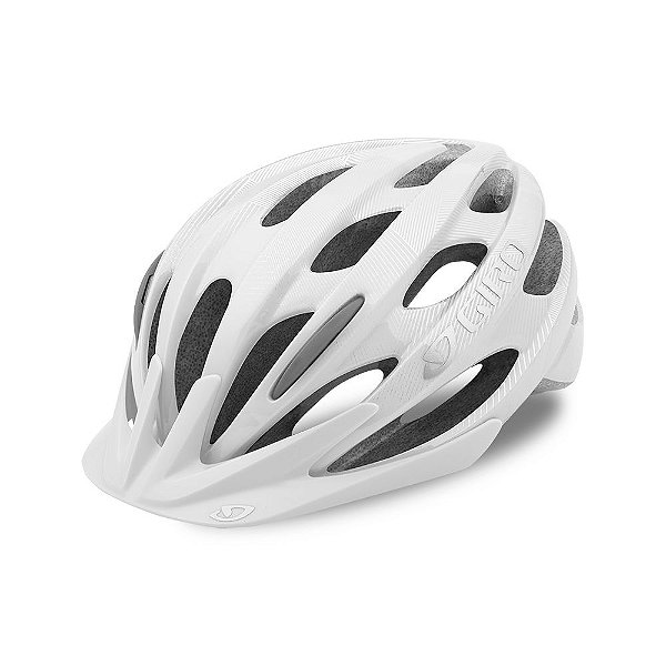 Capacete Feminino Giro Verona branco e prata - Tam. Único