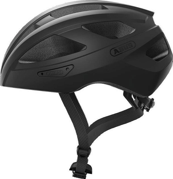 Capacete de Ciclismo Abus Macator preto brilhante