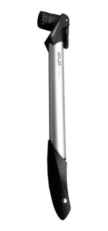 Bomba de mão Giyo telescópica GP-93 plástico sem manômetro 120 psi prata