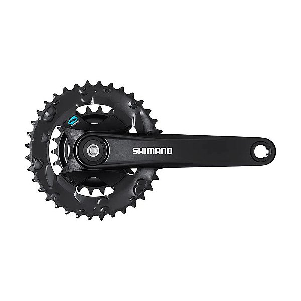 Pedivela Shimano Altus FC M315 7v 8v 36 22d 175mm ponta quadrada