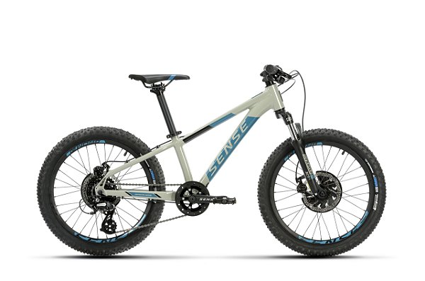 Bicicleta Sense Grom 20 - cinza e azul