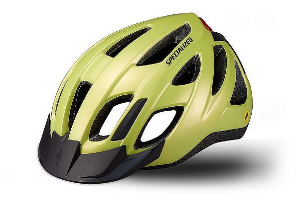 Capacete Specialized Centro Led Mips verde limão