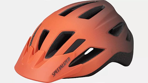 Capacete Specialized Shuffle SB laranja/cinza - Tam. Infantil 50 - 55 cm