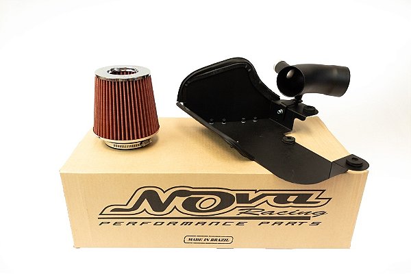 INTAKE JETTA GLI 2023 PARCIAL COM FILTRO K&N VERMELHO