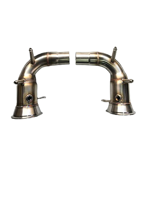 DOWNPIPE PORSCHE 911 992.2 INOX 304 Ø 4 Ø 3