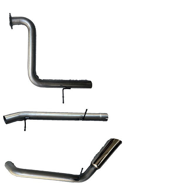 CATBACK AMAROK 3.0 258cv V6 INOX 409 Ø 3 COM PONTEIRA
