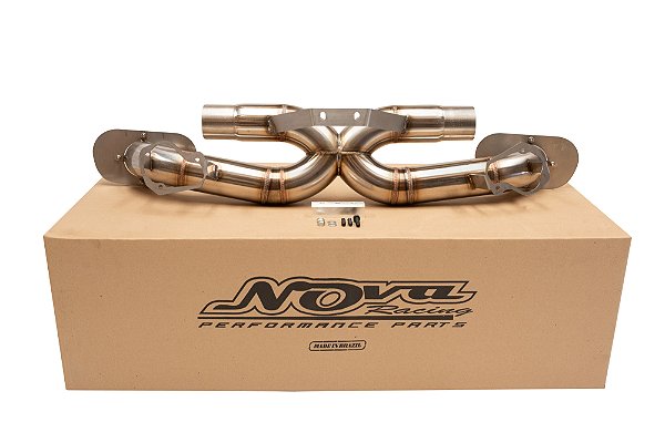 CATBACK FULL PORSCHE 911 992 INOX Ø3" PONTEIRA QUADRADA