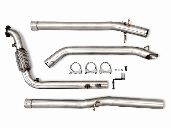 DOWNPIPE + KIT ESCAPAMENTO COMPLETO RANGER 3.2 LIMITED XLS XLT INOX 409