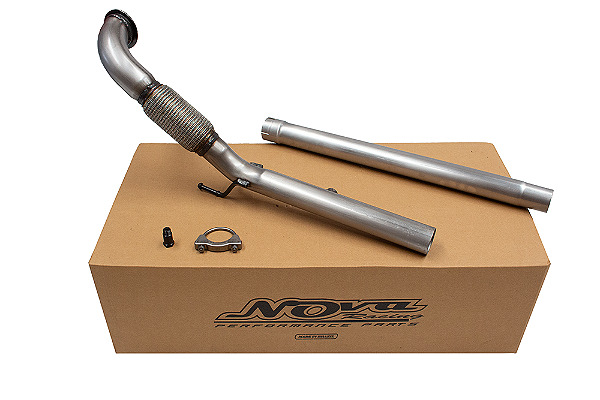 DOWNPIPE JETTA/FUSCA TSI 2.0 EA888 MQB 211CV AÇO INOX 409 3" X 2 1/2"