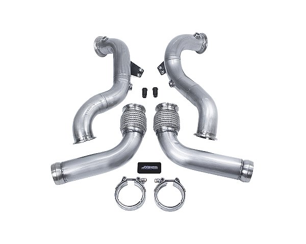 DOWNPIPE MERCEDES C63 S AMG 4.0 ACO INOX 409 Ø 3 FULL