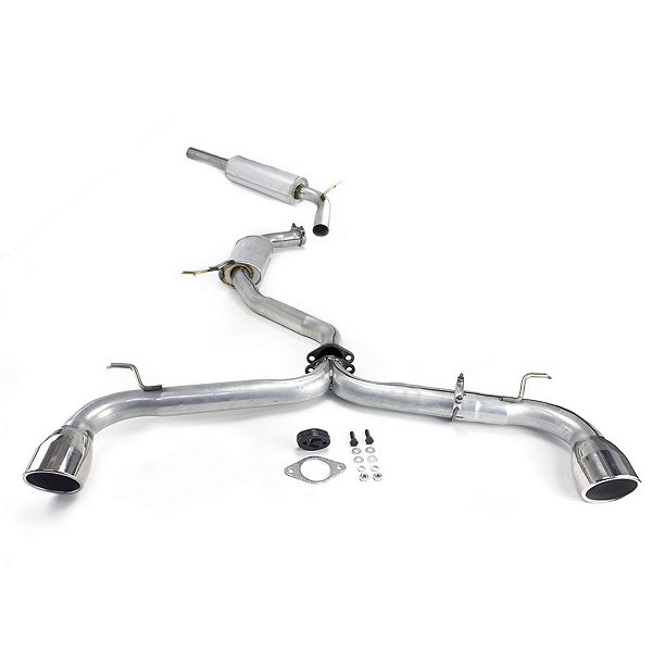 CATBACK GOLF GTI 2.0 MK7 - AÇO CARBONO